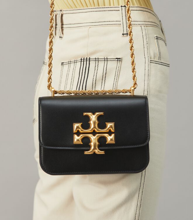 Tory Burch Black Small Eleanor Shoulder Bags