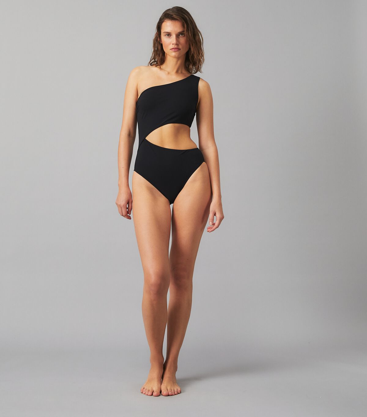Tory Burch Black Cut-out One-piece Swimsuits