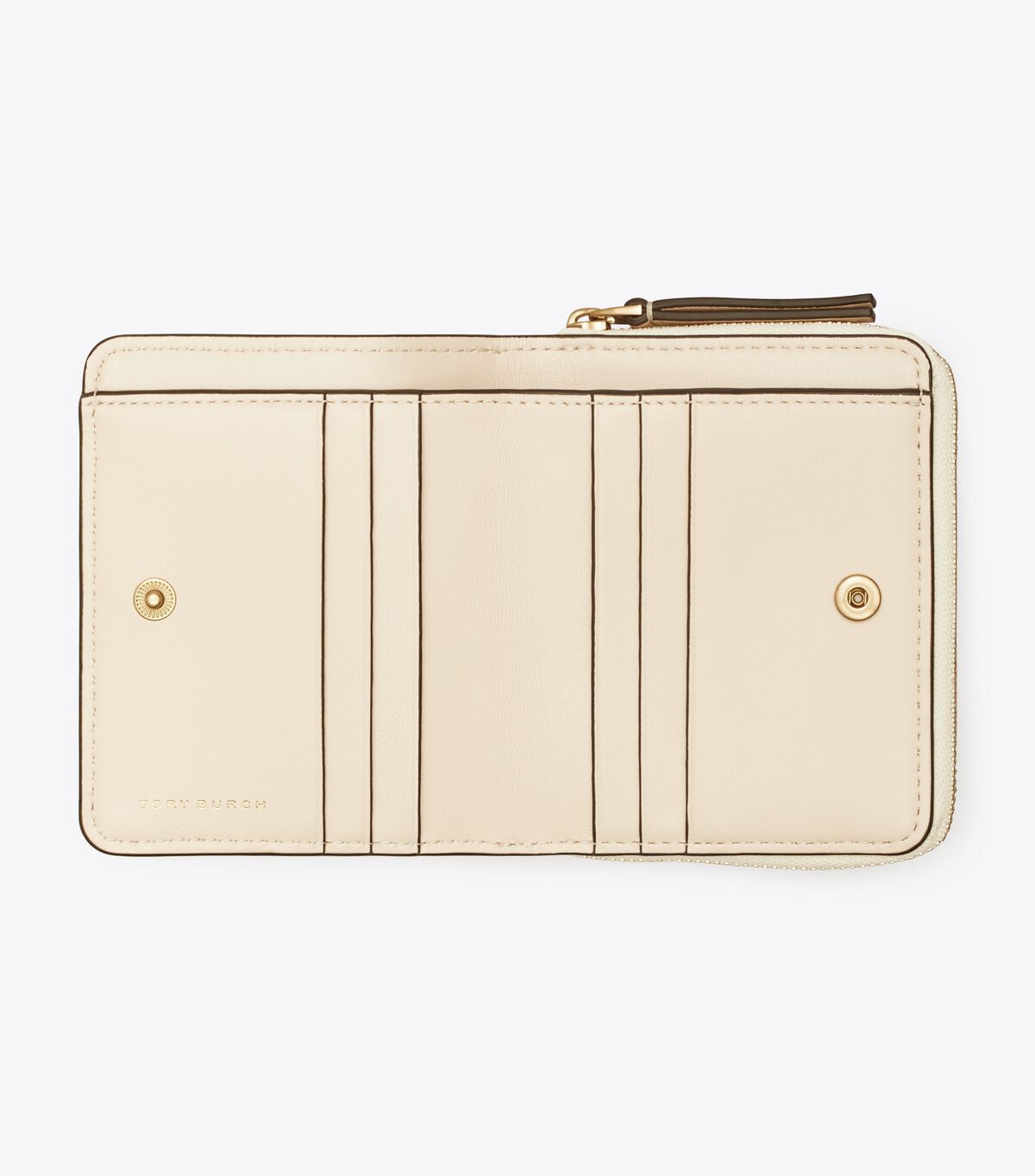 Tory Burch Cream Kira Chevron Wallets