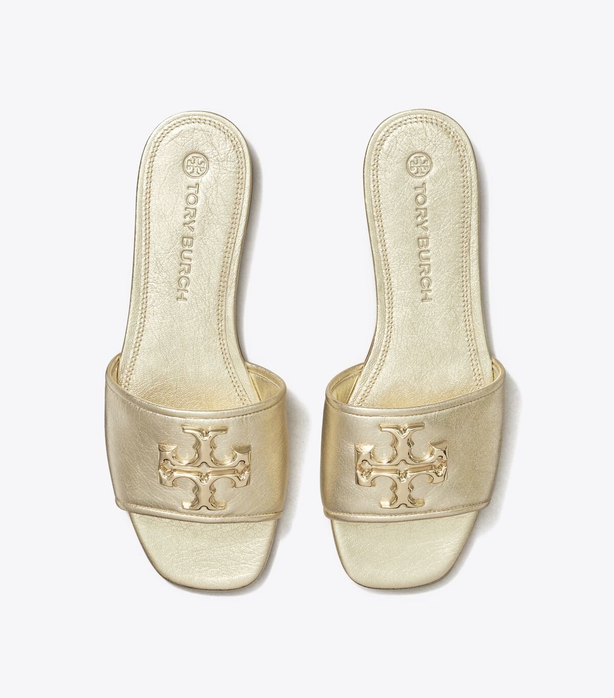 Tory Burch Gold Eleanor Sandals