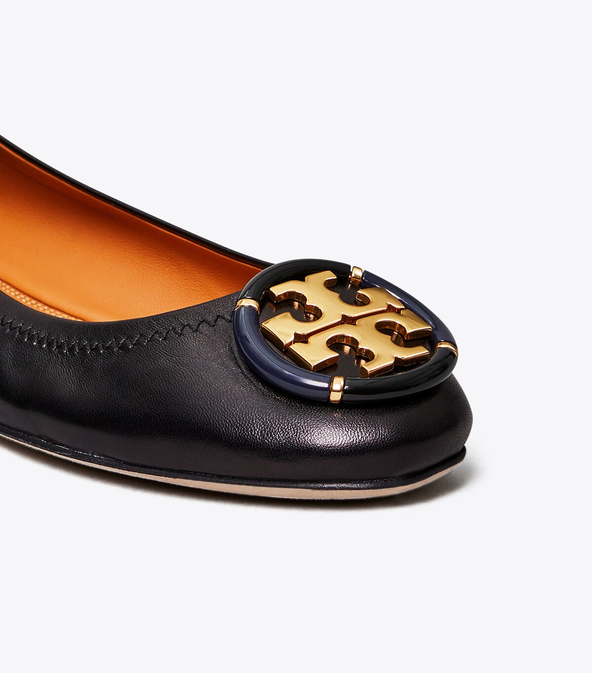 Tory Burch Black Multi-logo Ballet Flats