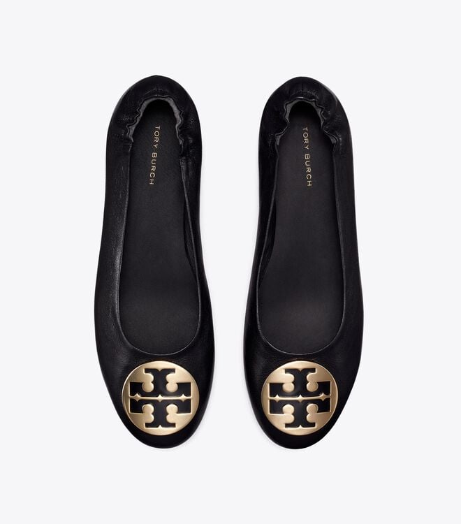 Tory Burch Black Claire Ballet Flats