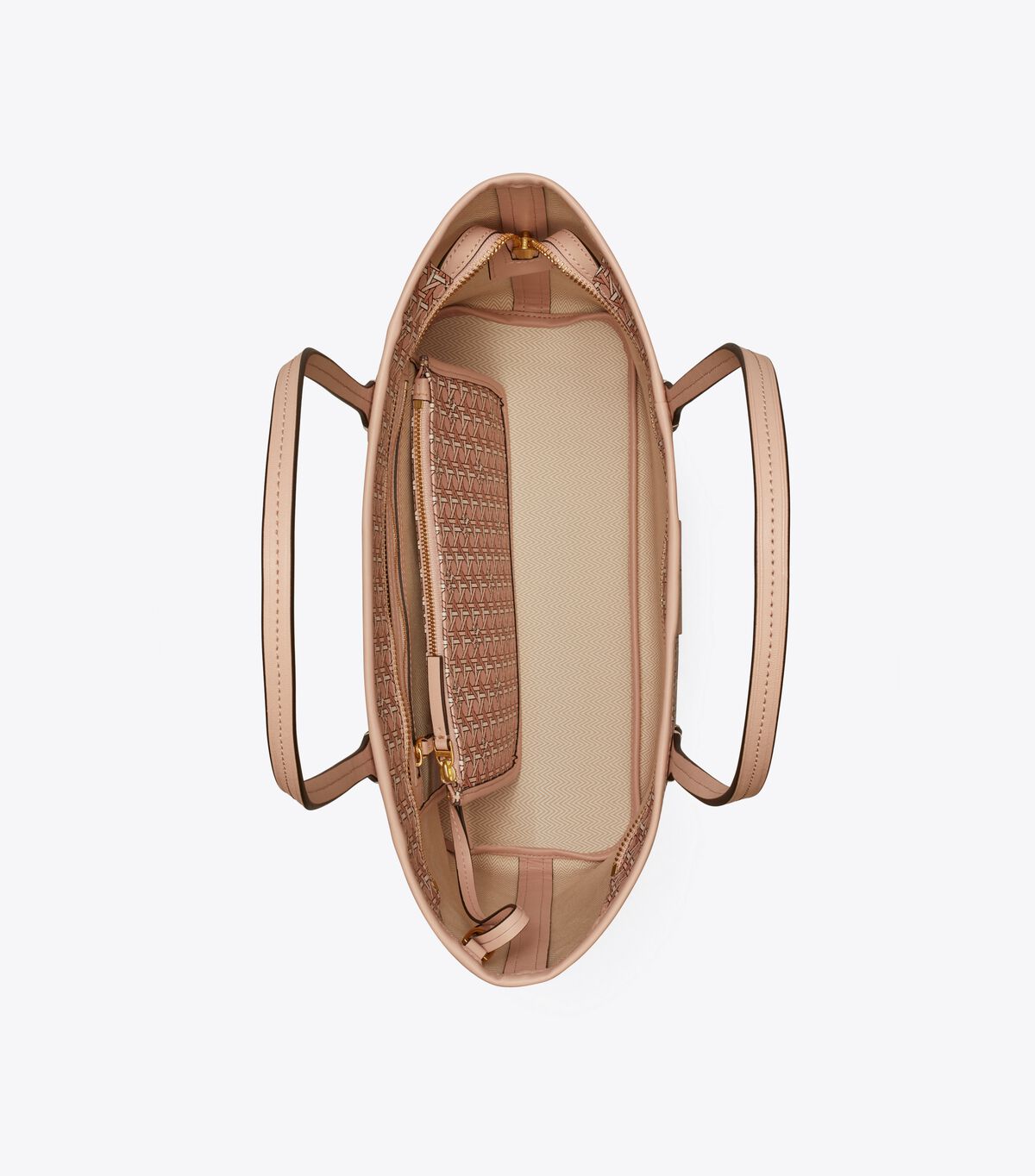 Tory Burch Beige Small Ever-ready Zip Tote Bags