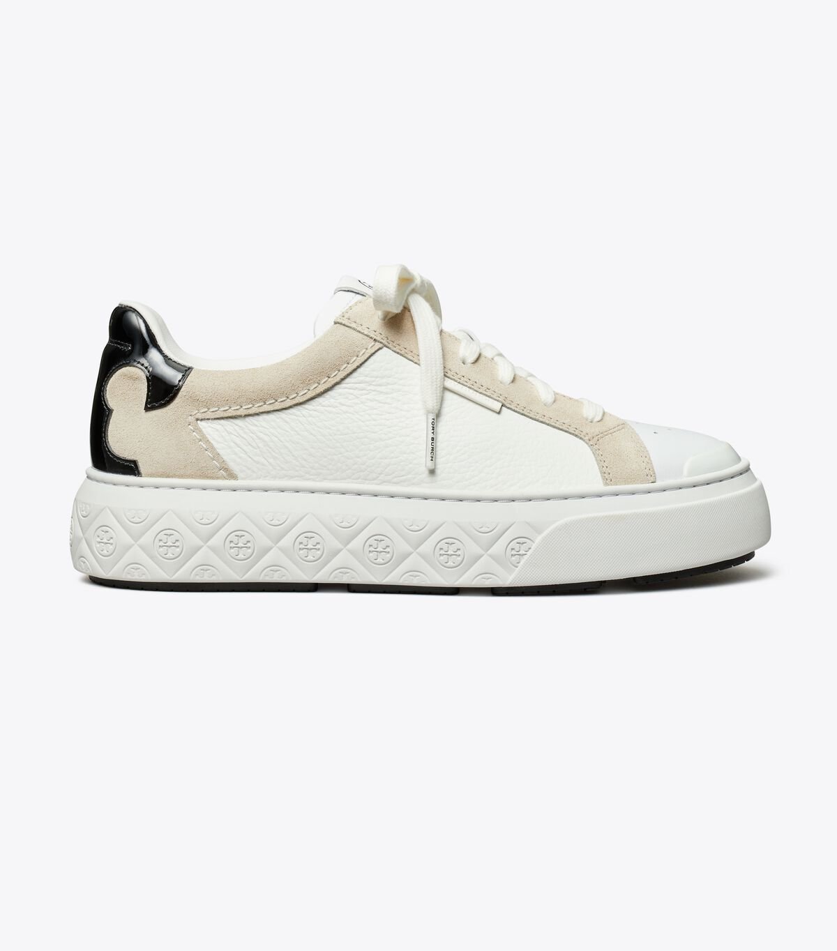 Tory Burch Titanium White / Black Ladybug Sneakers
