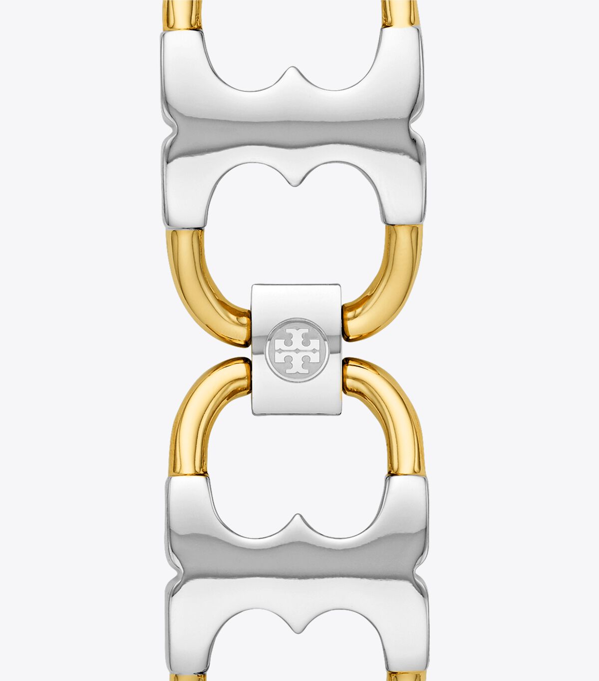 Tory Burch Gold Silver Double T Link Watches