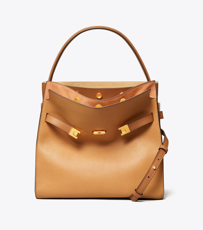 Tory Burch Brown Lee Radziwill Satchel Bags