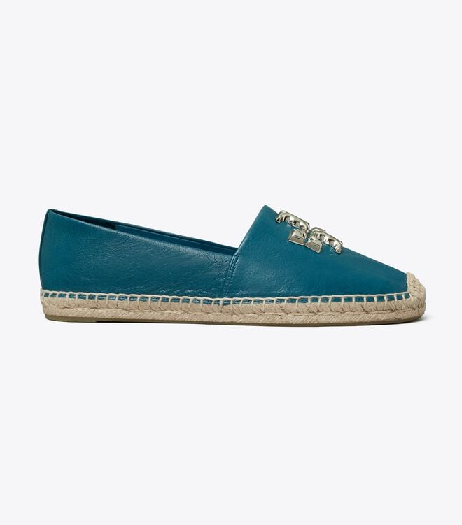 Tory Burch Blue Eleanor Ballet Flats