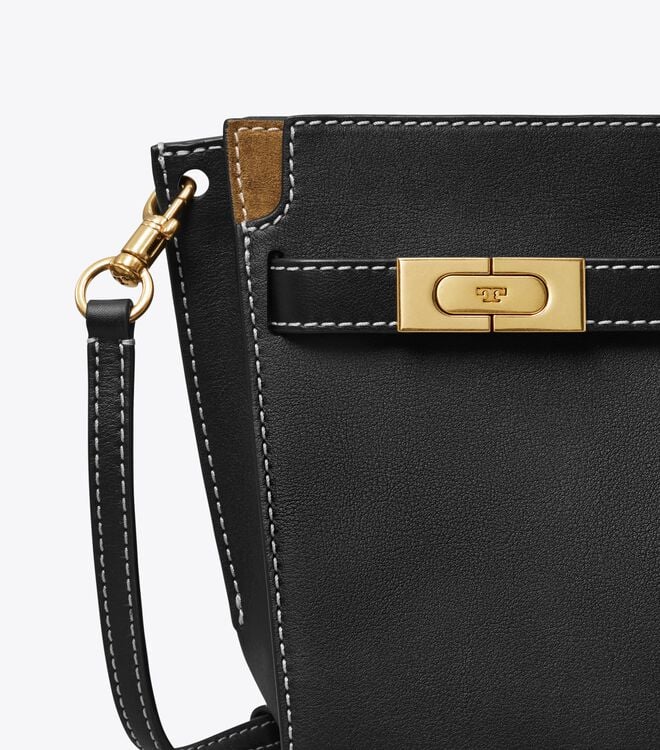 Tory Burch Black Petite Lee Radziwill Satchel Bags
