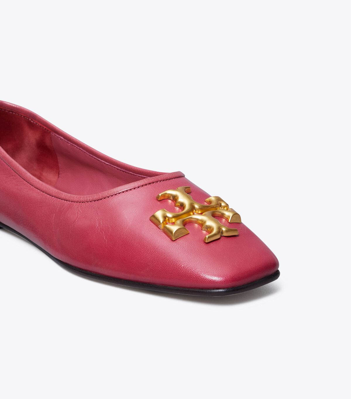 Tory Burch Red Eleanor Ballet Flats