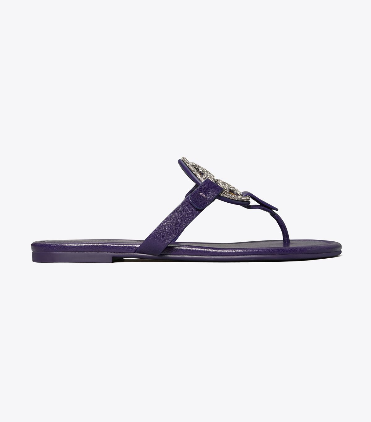 Tory Burch Deep Purple Miller Pavé Sandals