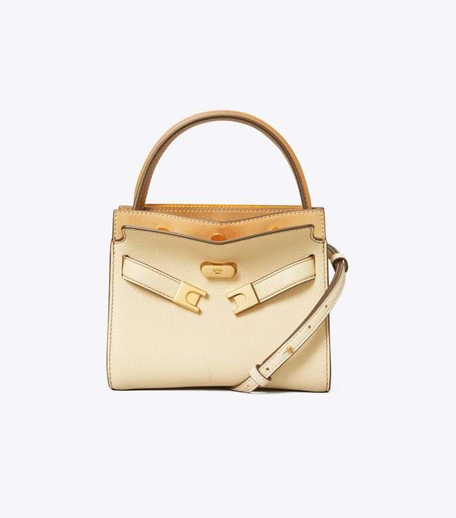 Tory Burch Beige Petite Lee Radziwill Mini Bag