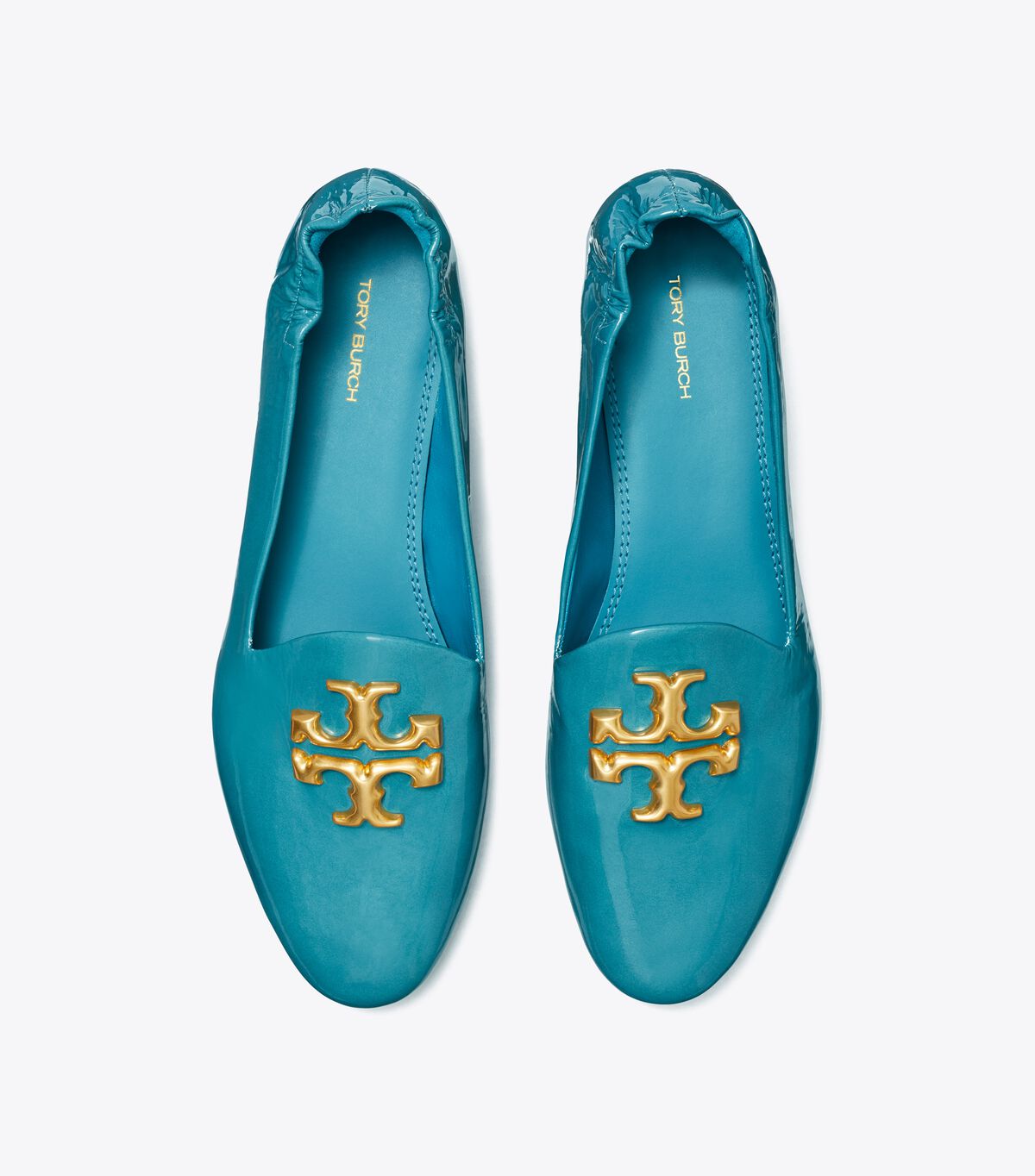 Tory Burch Blue Eleanor Loafers