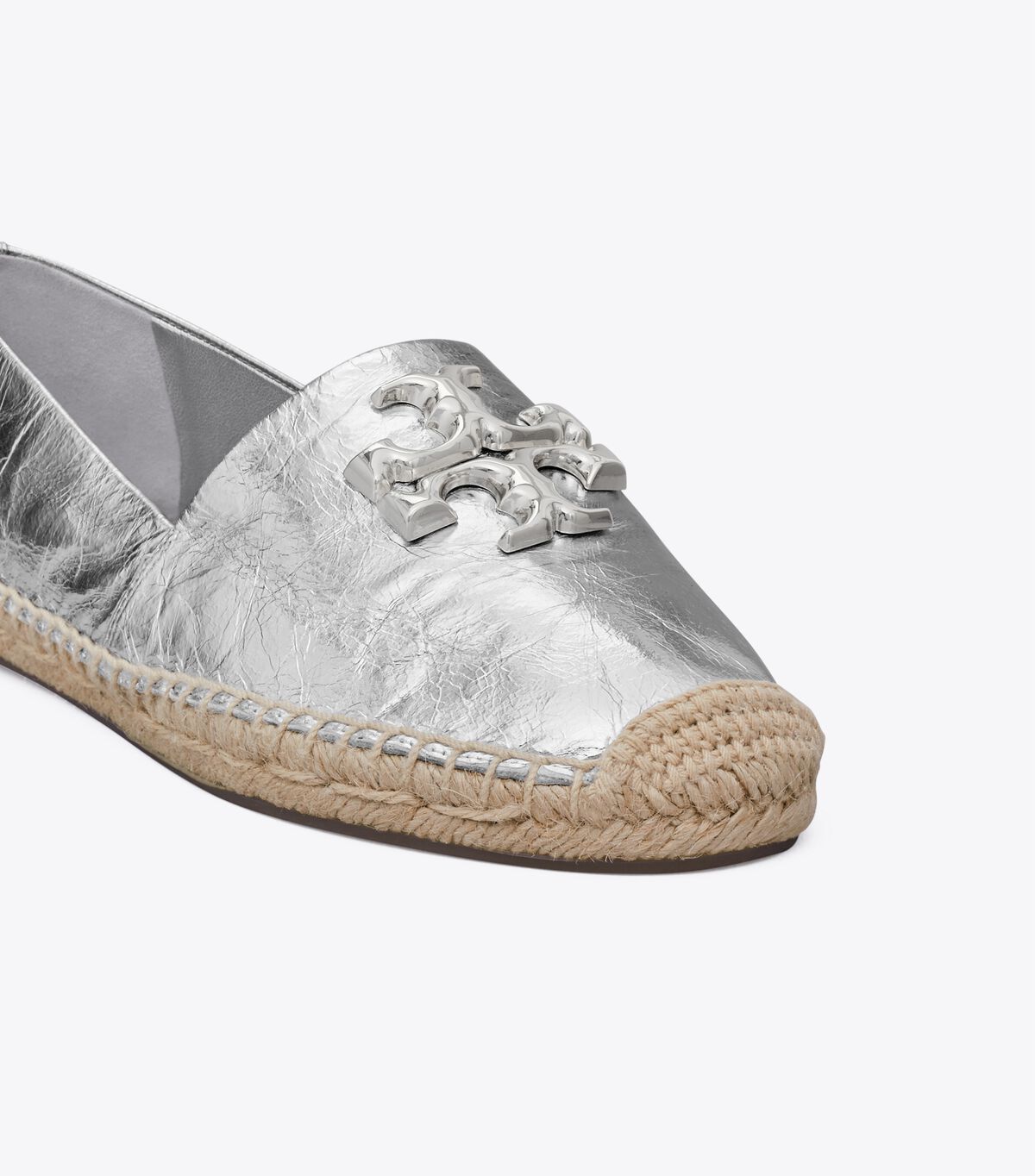 Tory Burch Silver Eleanor Espadrille