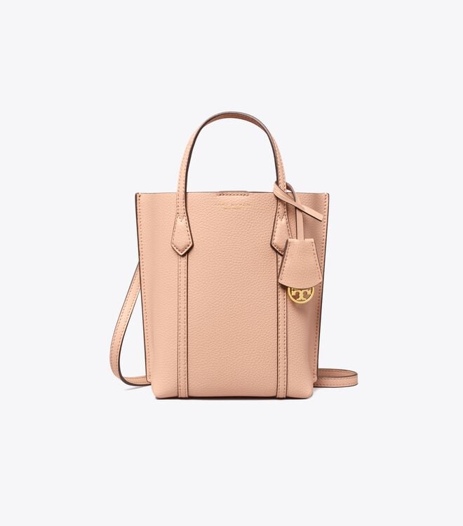 Tory Burch Beige Mini Perry Tote Bags