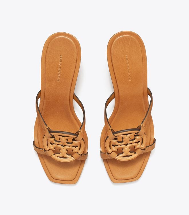 Tory Burch Brown Miller Geo Bombé Low Heels