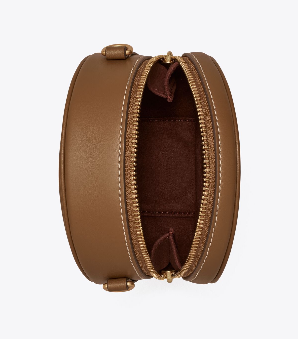 Tory Burch Brown T Monogram Jacquard Mini Bag