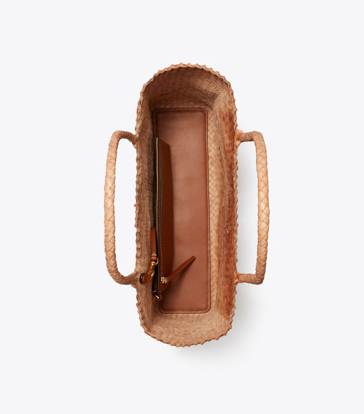 Tory Burch Beige Mcgraw Dragon Woven Tote Bags
