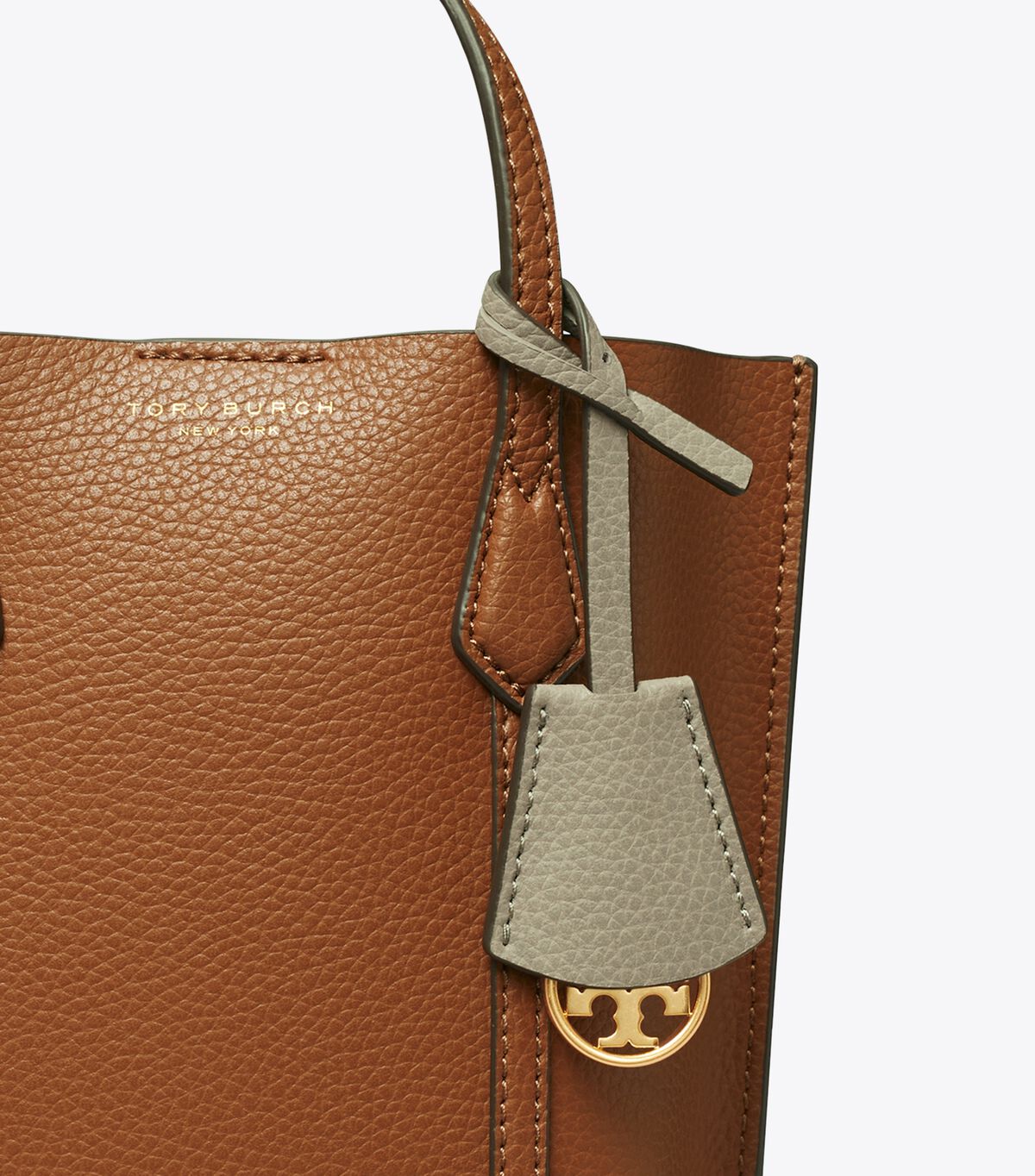 Tory Burch Brown Mini Perry Tote Bags