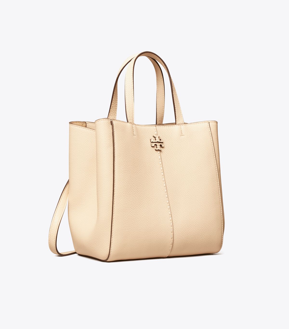 Tory Burch Beige Mcgraw Carryall Satchel Bags