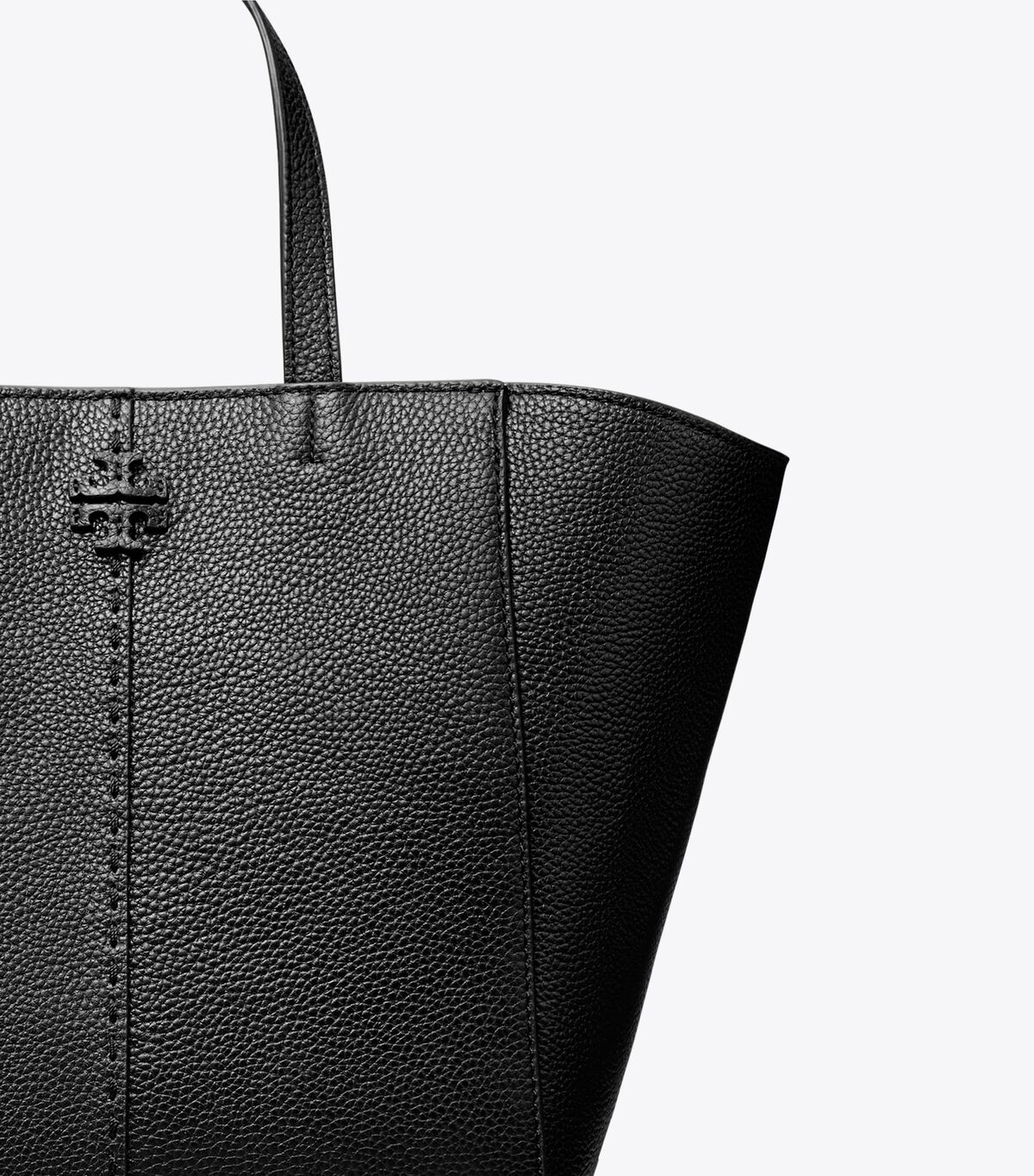 Tory Burch Black Mcgraw Carryall Tote Bags