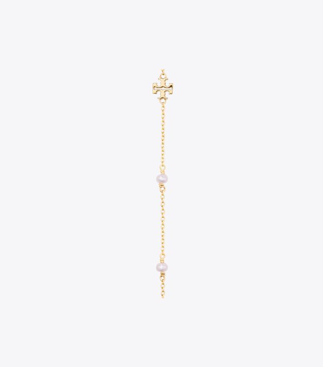 Tory Burch Gold Kira Pearl Delicate Necklace