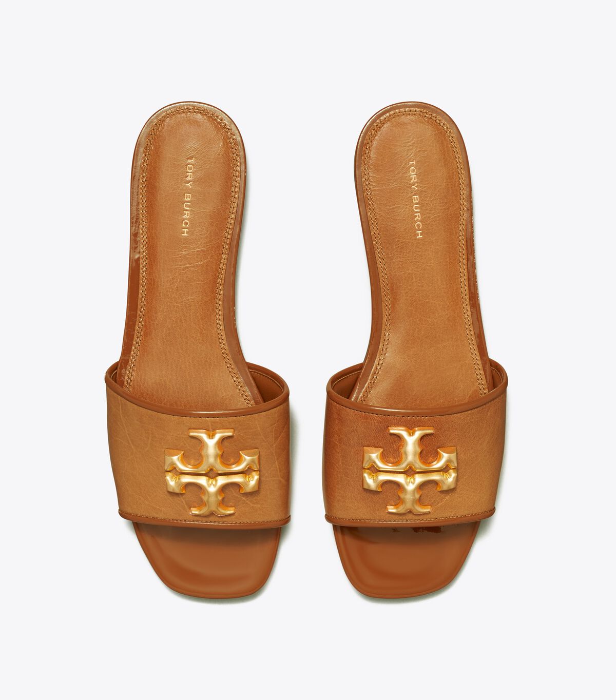 Tory Burch Brown Eleanor Sandals