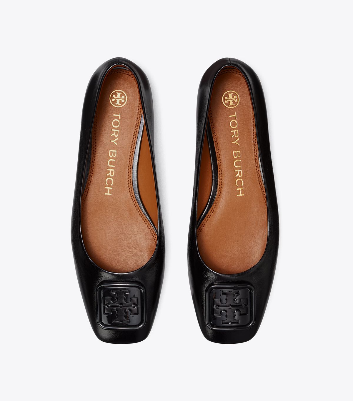Tory Burch Black Georgia Ballet Flats