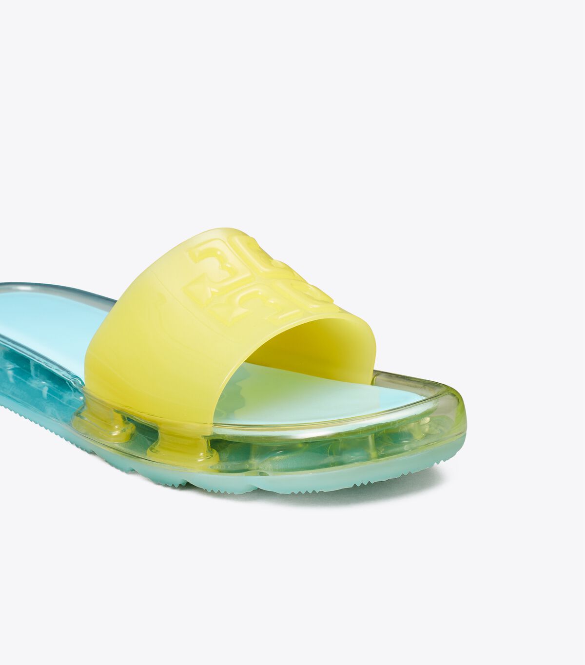 Tory Burch Light Blue Bubble Jelly Sandals
