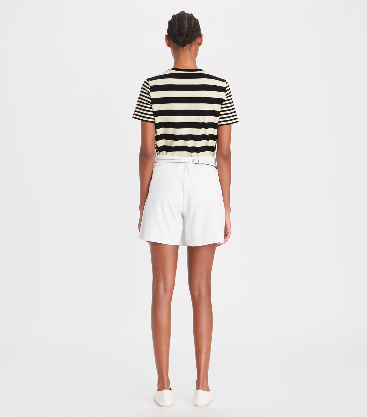 Tory Burch Black Embroidered Logo T Shirts