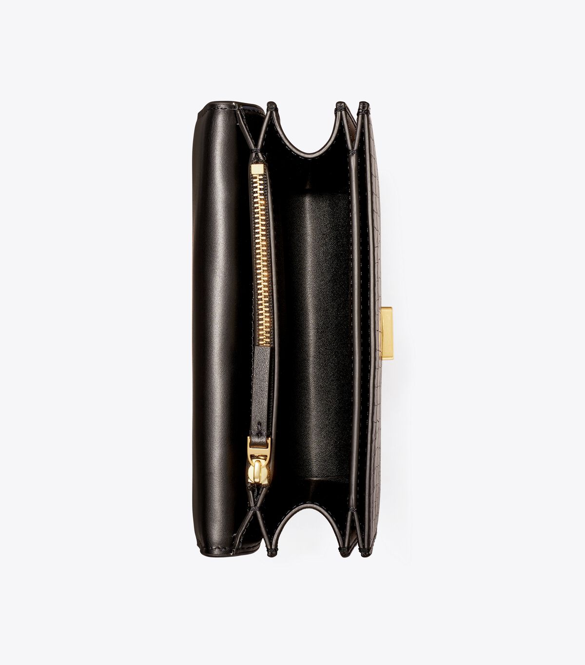 Tory Burch Black Small Eleanor Embossed Shoulder Bags