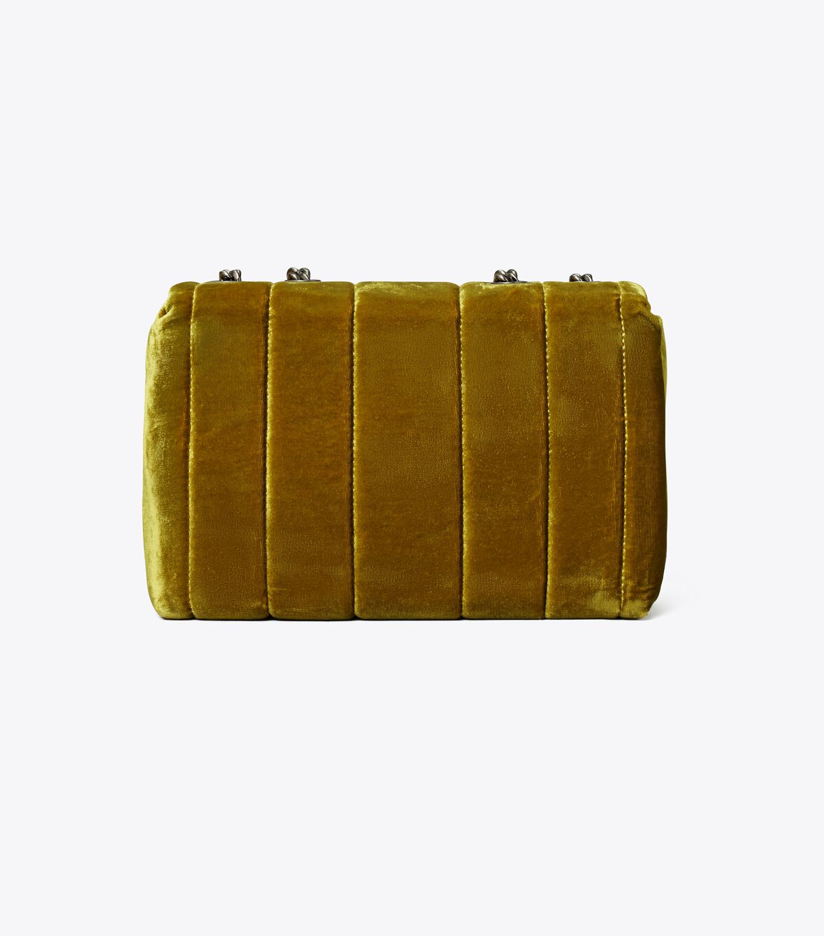 Tory Burch Dark Yellow Small Kira Velvet Convertible Shoulder Bags