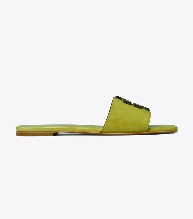 Tory Burch Green Ines Sandals