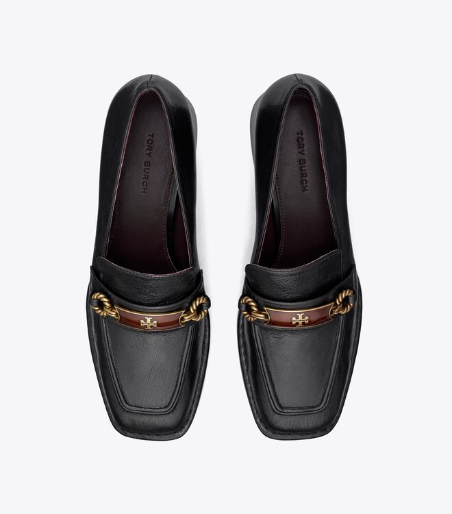 Tory Burch Black Perrine Loafers