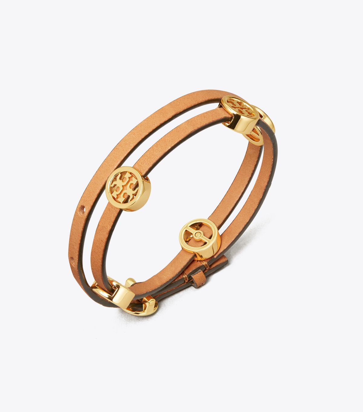 Tory Burch Gold Miller Double-wrap Bracelet