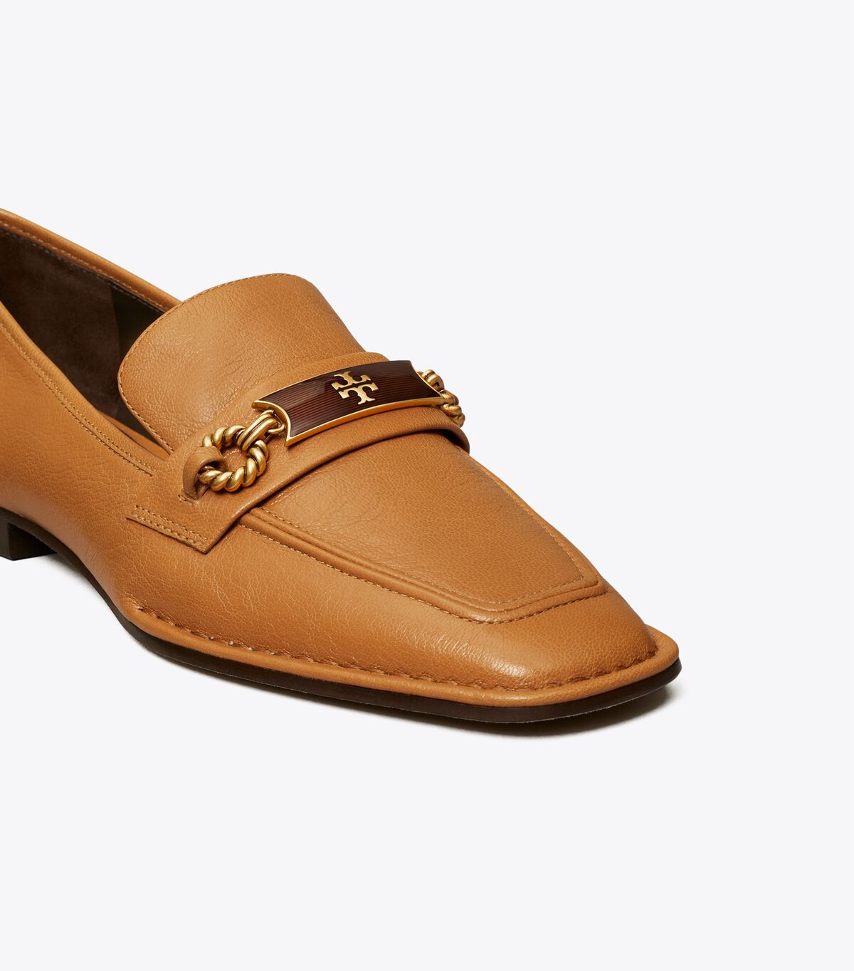 Tory Burch Brown Perrine Loafers
