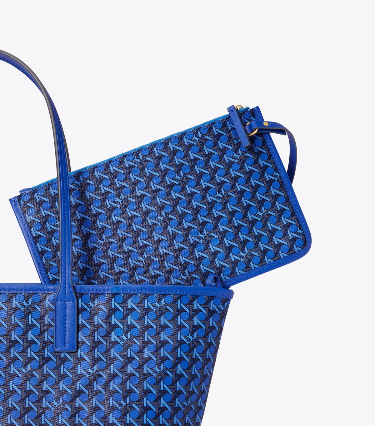 Tory Burch Navy Ever-ready Zip Tote Bags