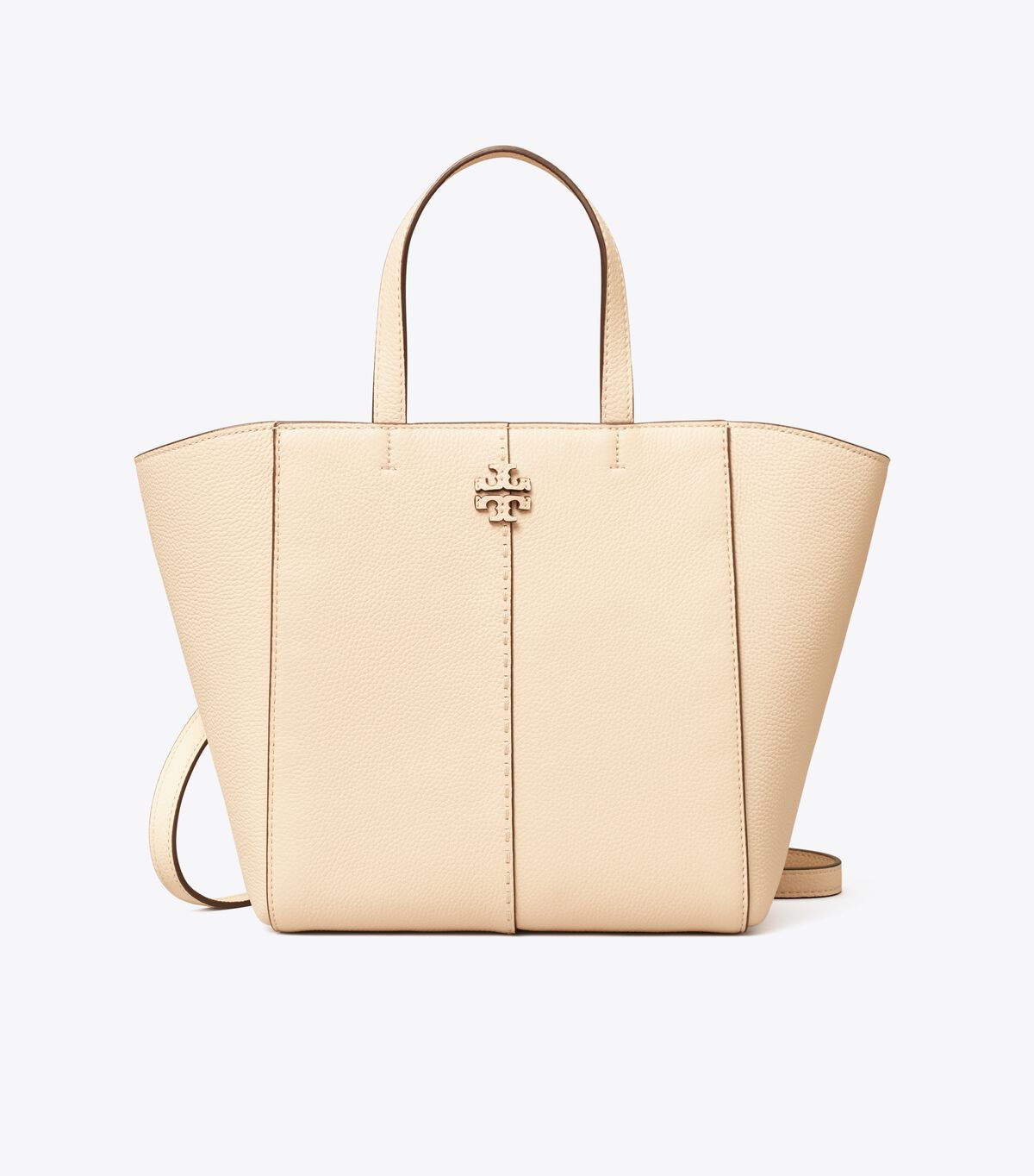 Tory Burch Beige Mcgraw Carryall Satchel Bags