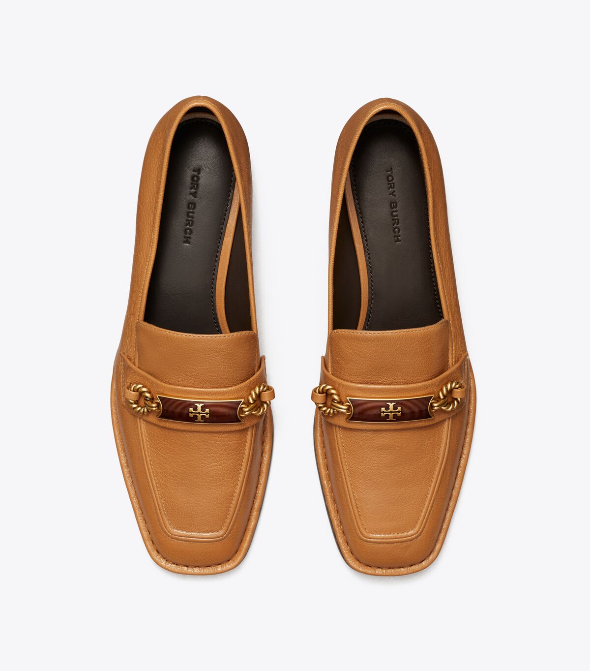 Tory Burch Brown Perrine Loafers