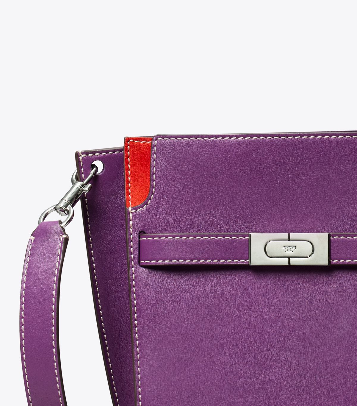 Tory Burch Purple Lee Radziwill Satchel Bags
