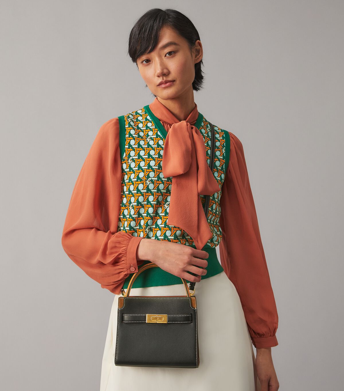 Tory Burch Black Petite Lee Radziwill Crossbody Bags