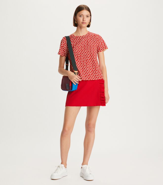 Tory Burch White Ladybug Sneakers