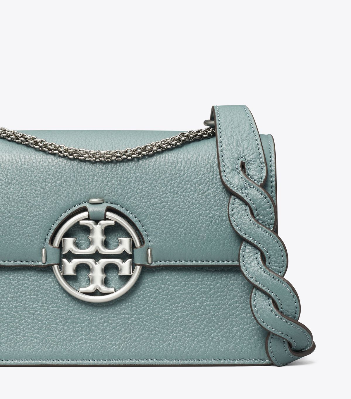 Tory Burch Light Blue Small Miller Shoulder Bags