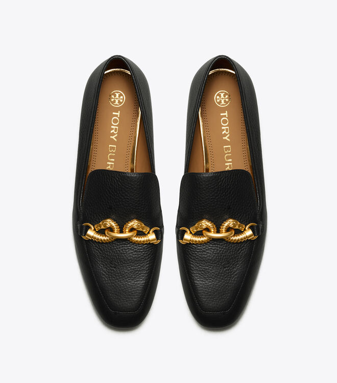 Tory Burch Black Jessa Loafers