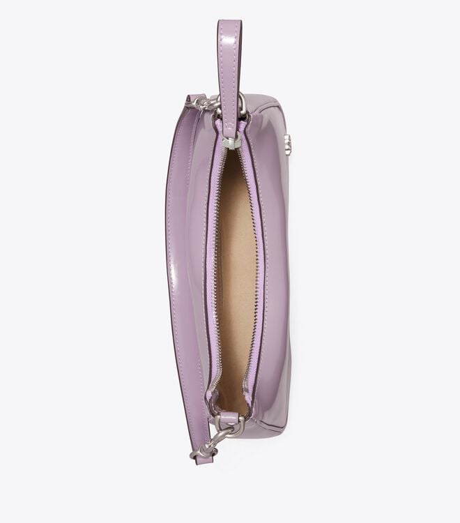Tory Burch Light Purple Small 151 Mercer Spazzolato Shoulder Bags