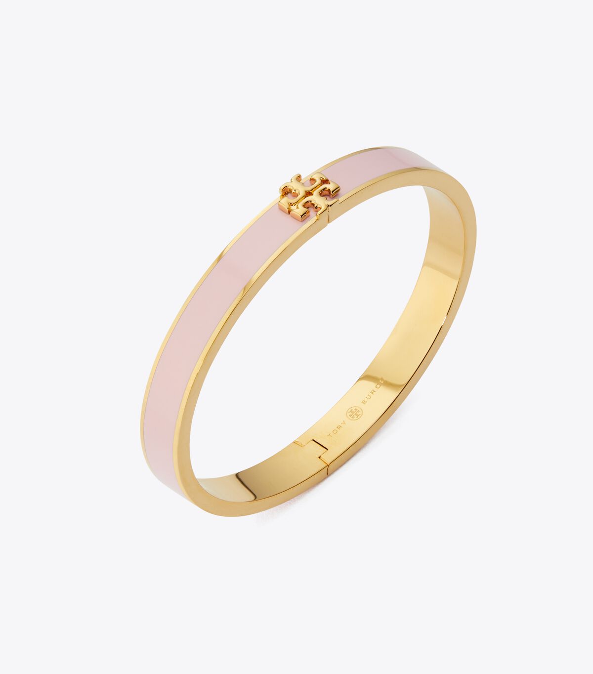 Tory Burch Silver / Purple Pink Kira Enamel 7mm Bracelet