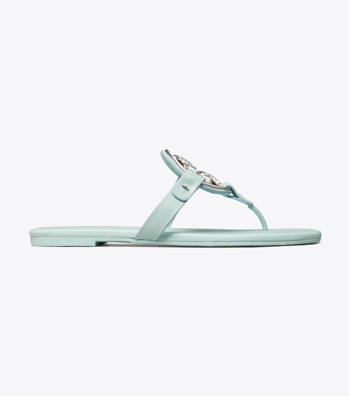 Tory Burch Azure Metal Miller Soft Sandals