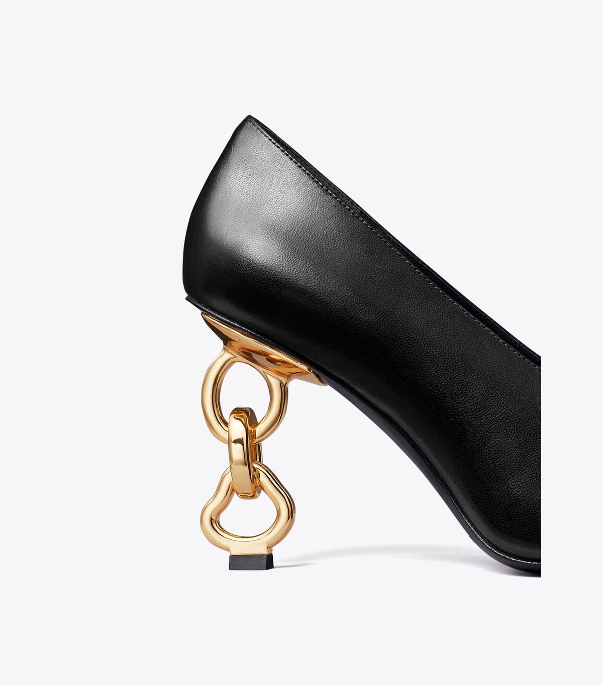 Tory Burch Black Chain Heels