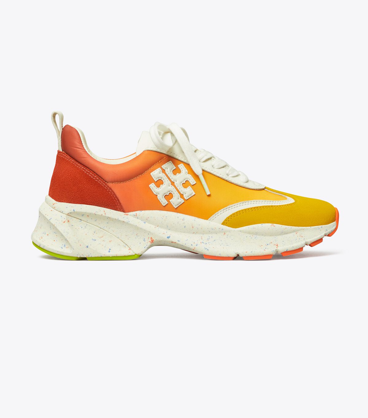 Tory Burch Gold / White / Gold Good Luck Sneakers