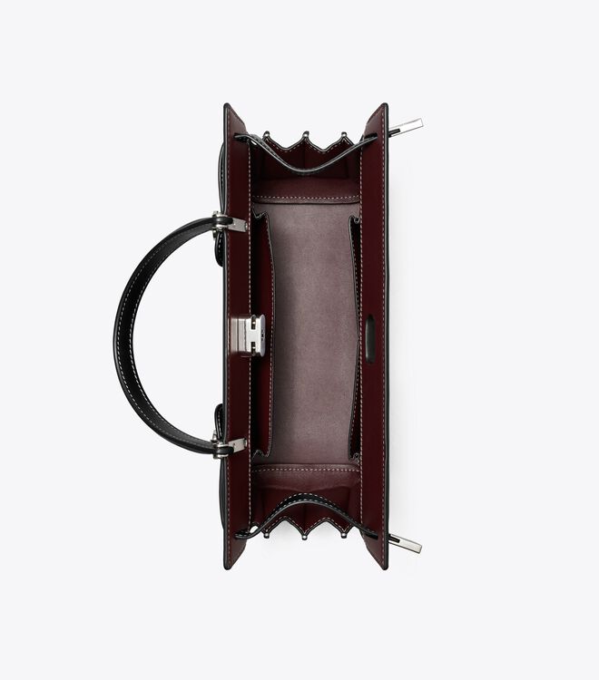 Tory Burch Black Lee Radziwill Satchel Bags