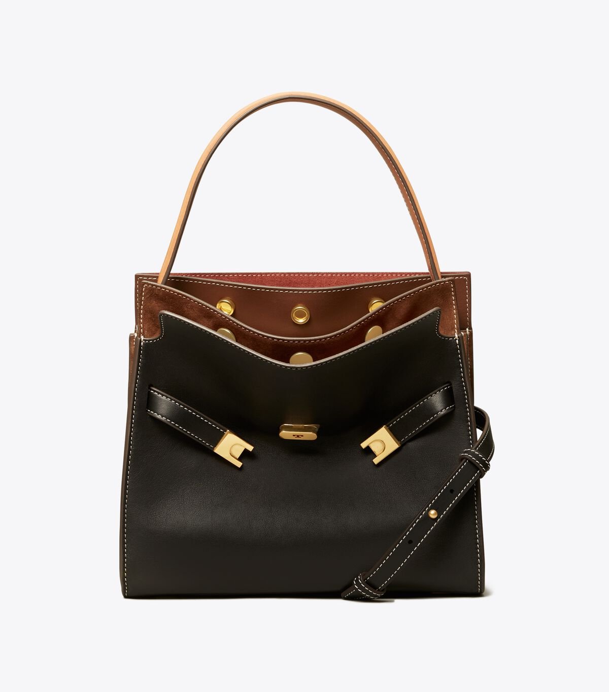 Tory Burch Black Small Lee Radziwill Satchel Bags